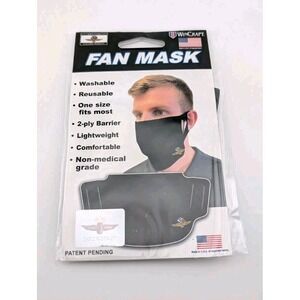 Indianapolis Motor Speedway Fan Face Mask Black  Covering Adult Size IndyCar New